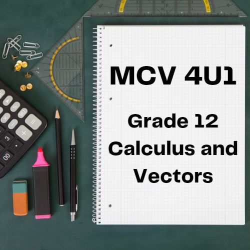 Calculator, notebook and pencils on a green background