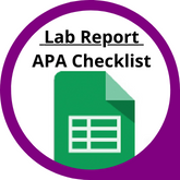 Button for APA Lab Report Checklist