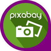 Button for Pixabay