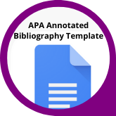 Button APA Annotated Bibliography Template in Google Docs