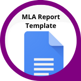 Button MLA Report Template in Google Docs