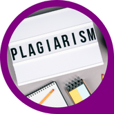 Button for Plagiarsm PDF of Slide Show