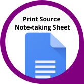 Button Print Source Note-taking Sheet in Google Docs