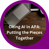 Button to Slideshow for Citing AI in APA