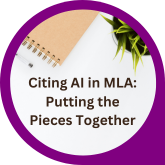 Button to Slideshow for Citing AI in MLA