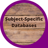 Anchor link to Subject-Specific Databases